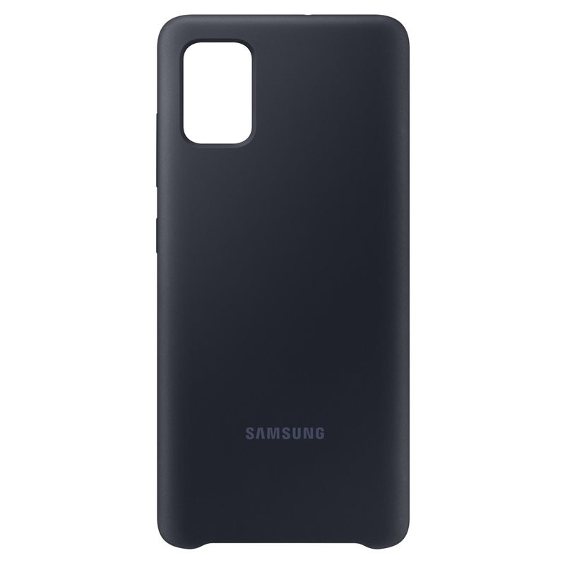 Samsung Silikonový kryt pro Galaxy A51 Black - obrázek č. 2