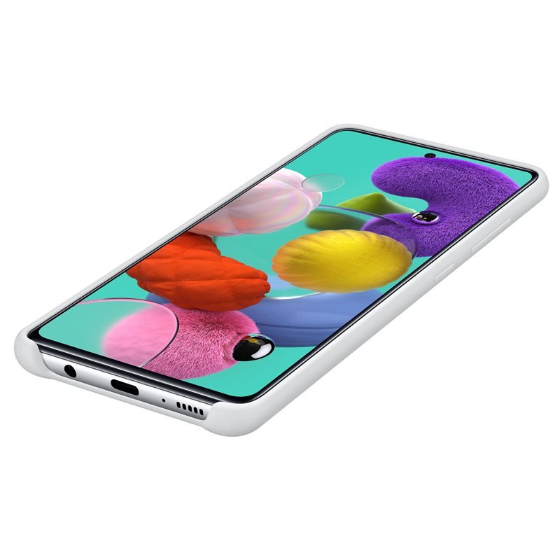 Samsung Silikonový kryt pro Galaxy A51 White - obrázek č. 3