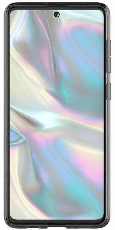 Samsung Poloprůhledný zadní kryt pro Galaxy A71 Black - obrázek č. 1