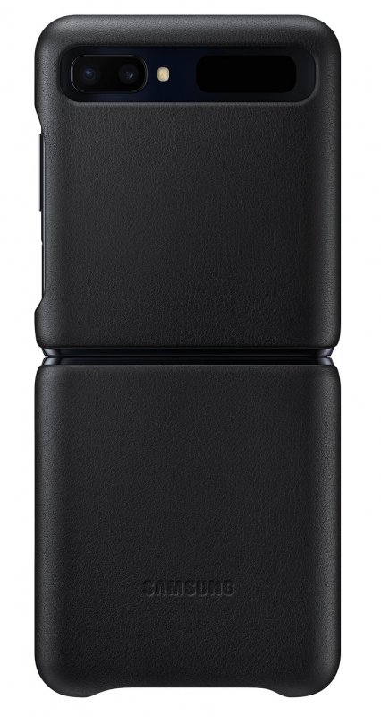 Samsung Kožený kryt pro Z Flip Black - obrázek produktu
