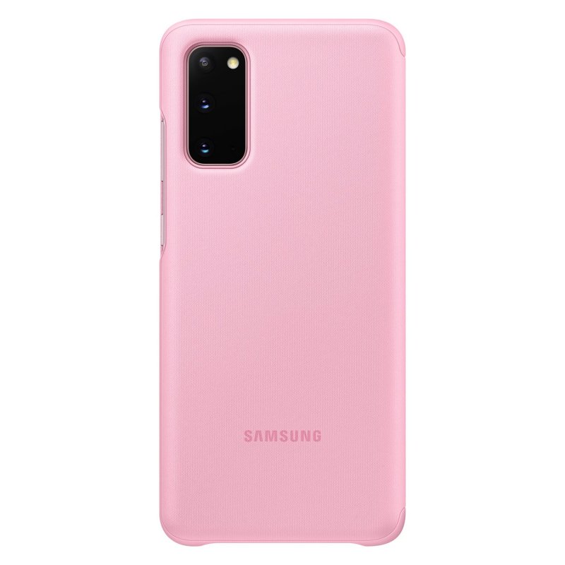 Samsung Flipové pouzdro Clear View S20 Pink - obrázek č. 1