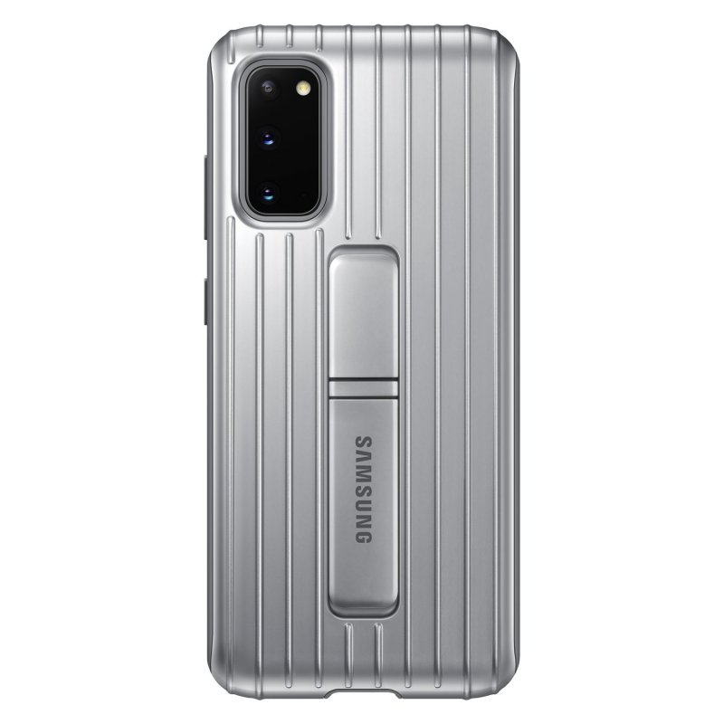 Samsung Tvrzený kryt se stojánkem pro S20 Silver - obrázek produktu