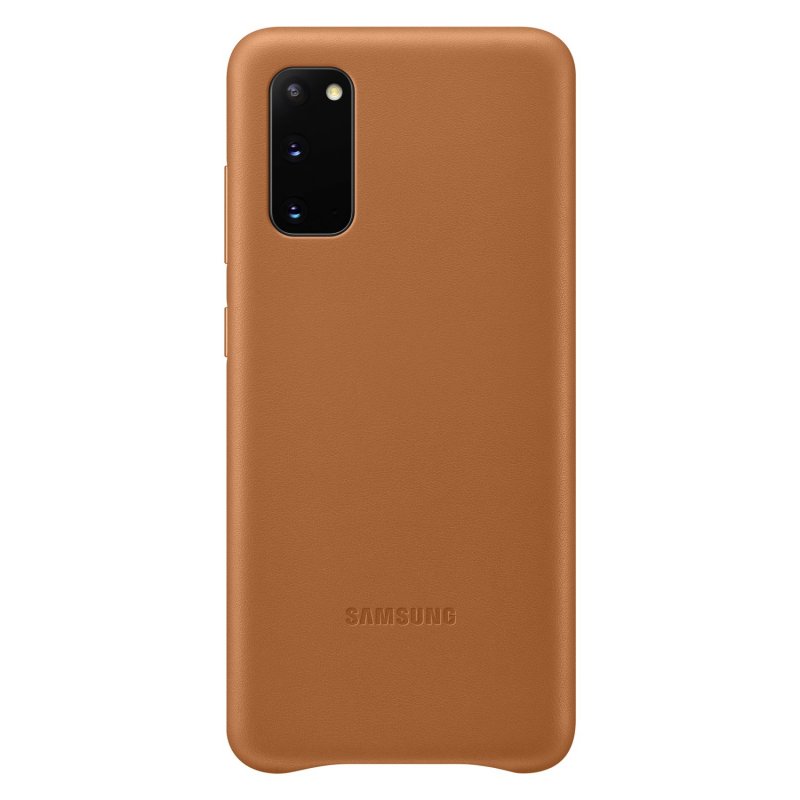 Samsung Kožený kryt pro S20 Brown - obrázek produktu