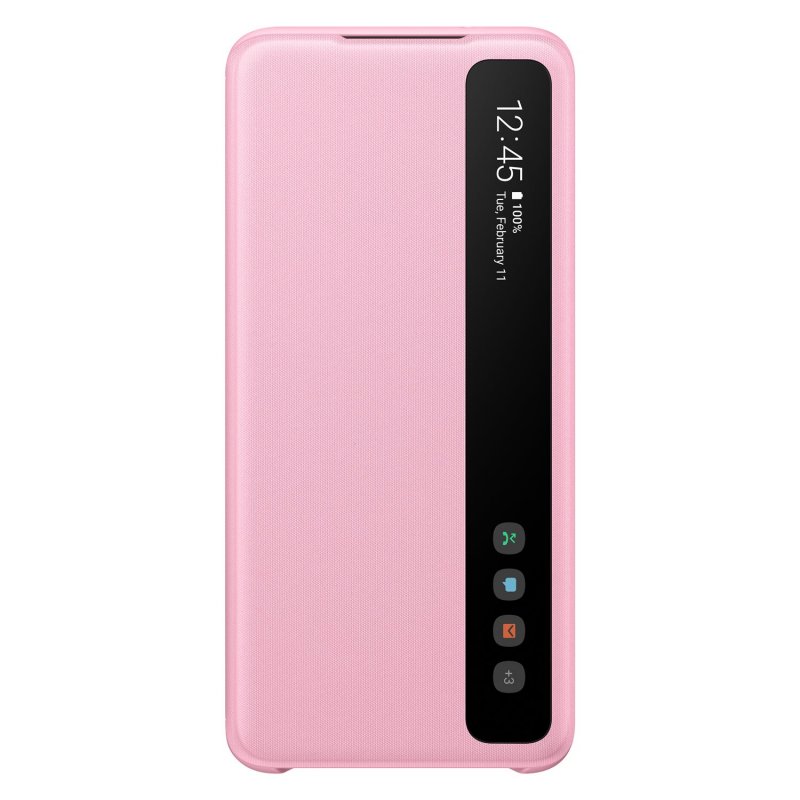 Samsung Flipové pouzdro Clear View pro S20+ Pink - obrázek produktu
