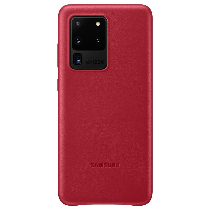 Samsung Kožený kryt pro S20 Ultra Red - obrázek produktu