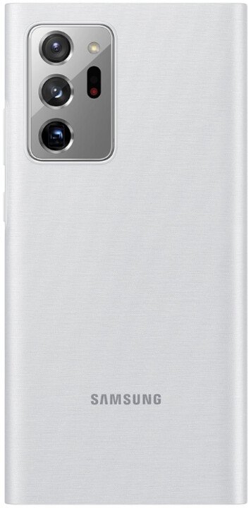 Samsung Flipové pouzdro Clear View pro Note 20 Ultra White Silver - obrázek č. 1