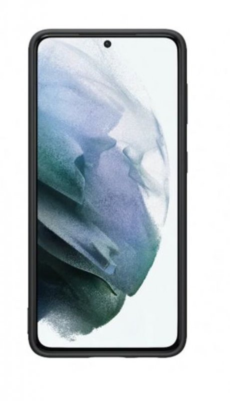 Samsung Silikonový zadní kryt pro S21+ Black - obrázek č. 1