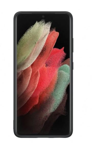 Samsung Silikonový zadní kryt pro S21 Ultra Black - obrázek č. 1