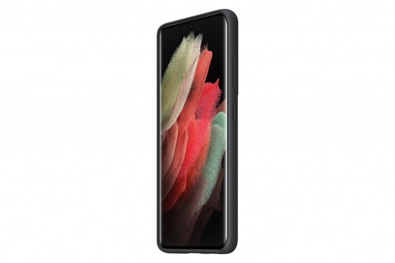 Samsung Silikonový zadní kryt pro S21 Ultra Black - obrázek produktu