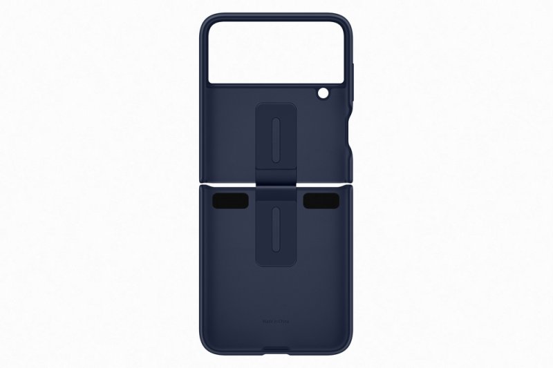 Samsung Silikonový kryt s držákem Z Flip4  Navy - obrázek produktu