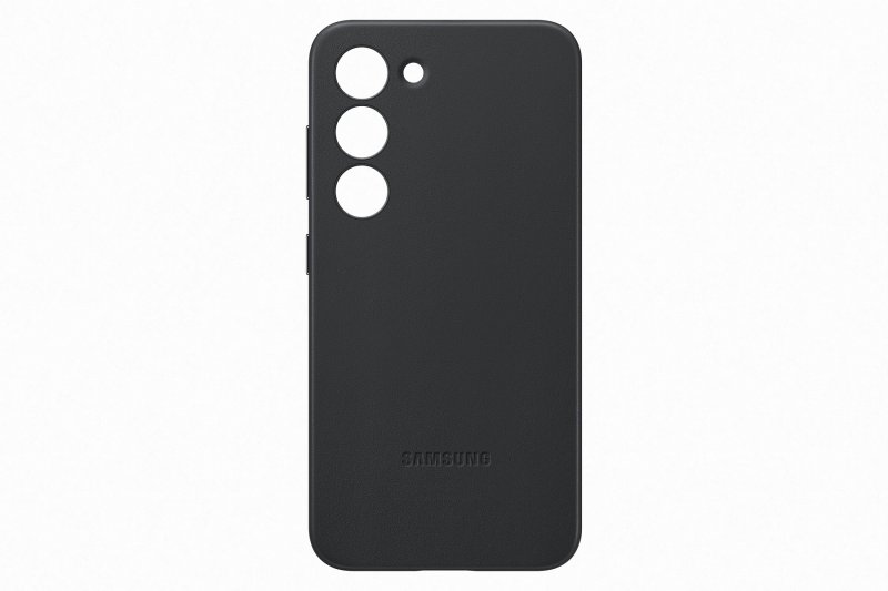 Samsung kožený zadní kryt pro Samsung Galaxy S23 Black - obrázek č. 2