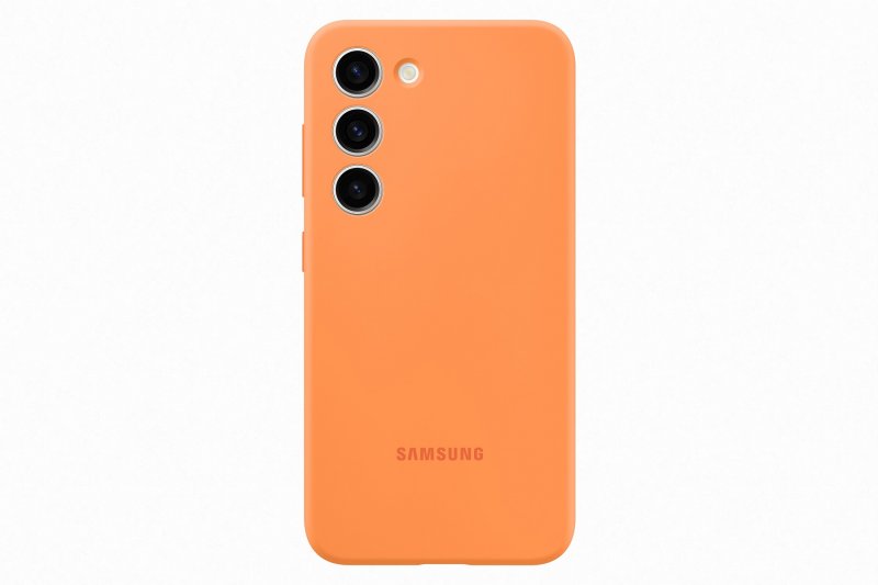 Samsung Silikonový zadní kryt pro Samsung Galaxy S23 Orange - obrázek produktu