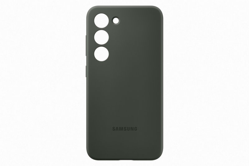 Samsung Silikonový zadní kryt pro Samsung Galaxy S23+ Khaki - obrázek č. 1