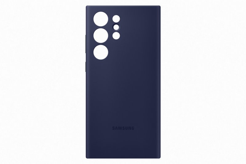 Samsung Silikonový zadní kryt pro Samsung Galaxy S23 Ultra Navy - obrázek č. 1