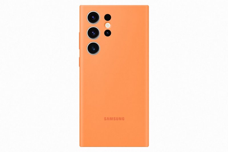 Samsung Silikonový zadní kryt pro Samsung Galaxy S23 Ultra Orange - obrázek produktu