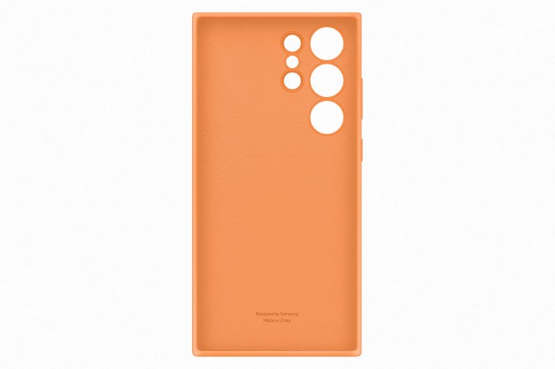 Samsung Silikonový zadní kryt pro Samsung Galaxy S23 Ultra Orange - obrázek č. 2