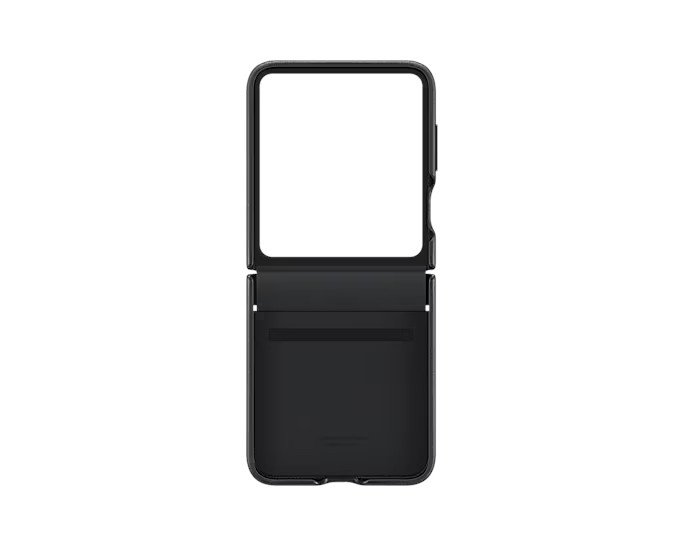 Samsung Zadní kryt z eko kůže pro Galaxy Z Flip5 Black - obrázek č. 2