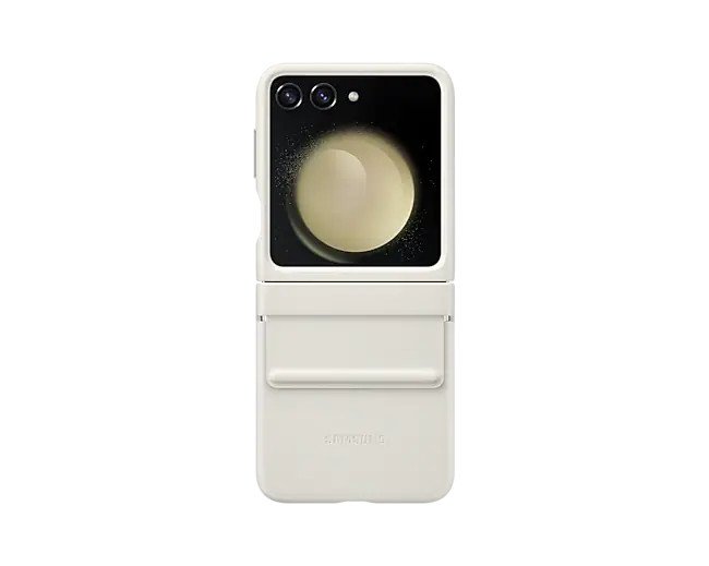 Samsung Zadní kryt z eko kůže pro Galaxy Z Flip5 Cream - obrázek produktu