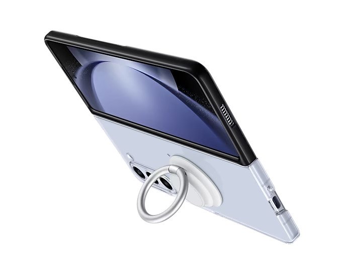 Samsung Průhledný kryt s odnímatelným úchytem na příslušenství pro Galaxy Z Fold5 Transparent - obrázek č. 1