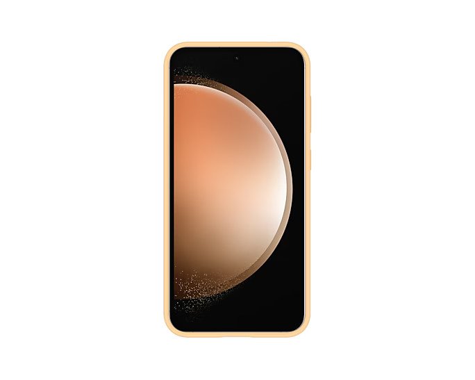 Samsung Silikonový zadní kryt pro Samsung Galaxy S23 FE Apricot - obrázek č. 1