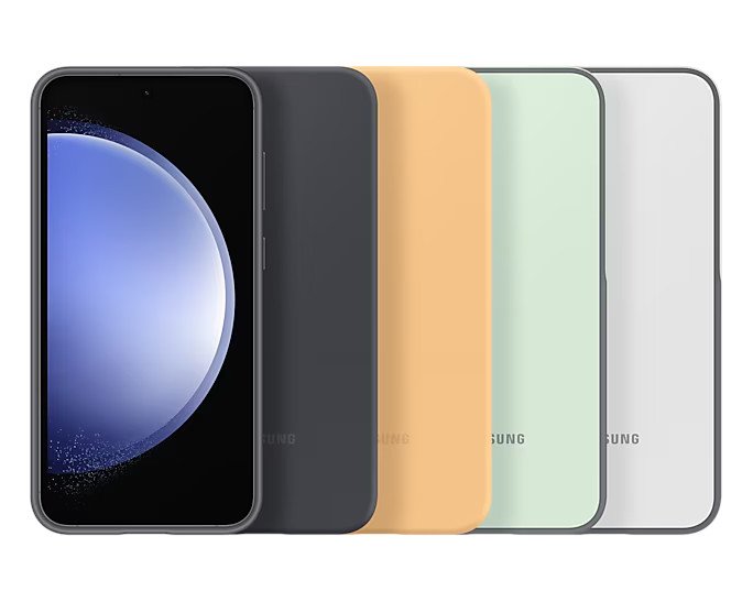 Samsung Silikonový zadní kryt pro Samsung Galaxy S23 FE Apricot - obrázek č. 4
