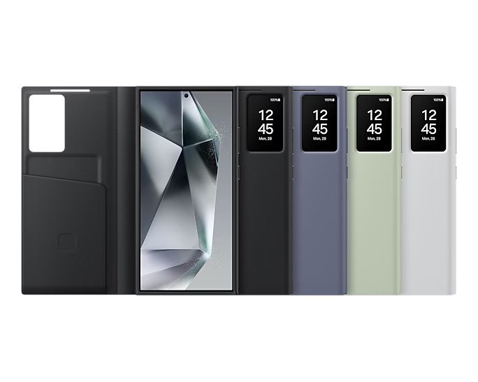 Samsung Flipové pouzdro Smart View S24 Ultra Black - obrázek č. 3