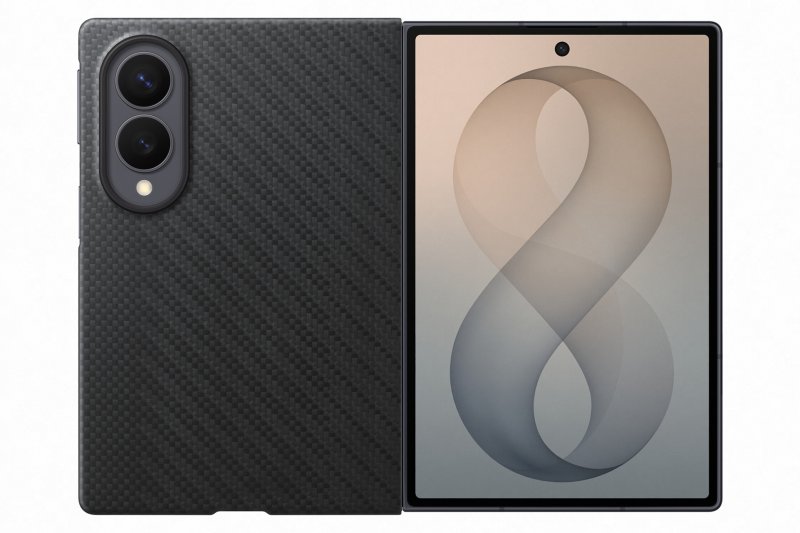Samsung Karbonový kryt s magnetem pro Galaxy Z Fold8, Black - obrázek č. 4