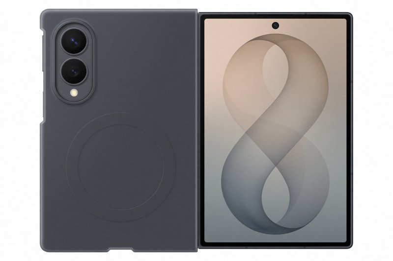 Samsung Silikonový kryt s magnetem pro Galaxy Z Fold8, Graphite - obrázek č. 2