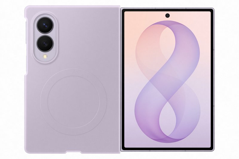 Samsung Silikonový kryt s magnetem pro Galaxy Z Fold8, Lavender - obrázek č. 2