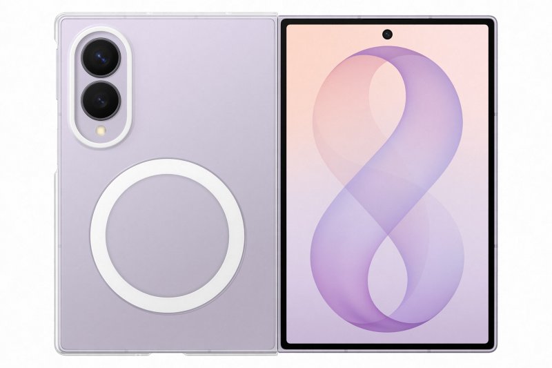 Samsung Průhledný kryt s magnetem pro Galaxy Z Fold8, Transparent - obrázek č. 2