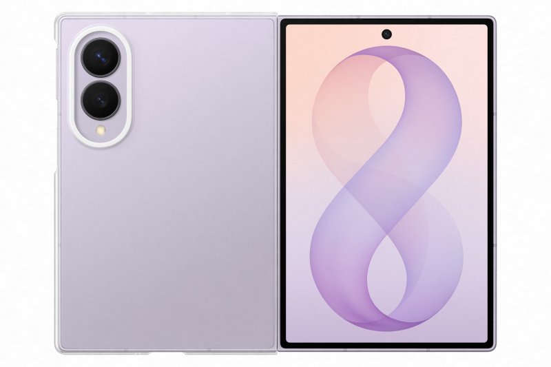 Samsung Průhledný zadní kryt pro Galaxy Z Fold8, Transparent - obrázek č. 2