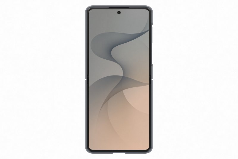 Samsung Silikonový magnetický kryt s držákem na prst pro Galaxy Z Flip8, Graphite - obrázek č. 1