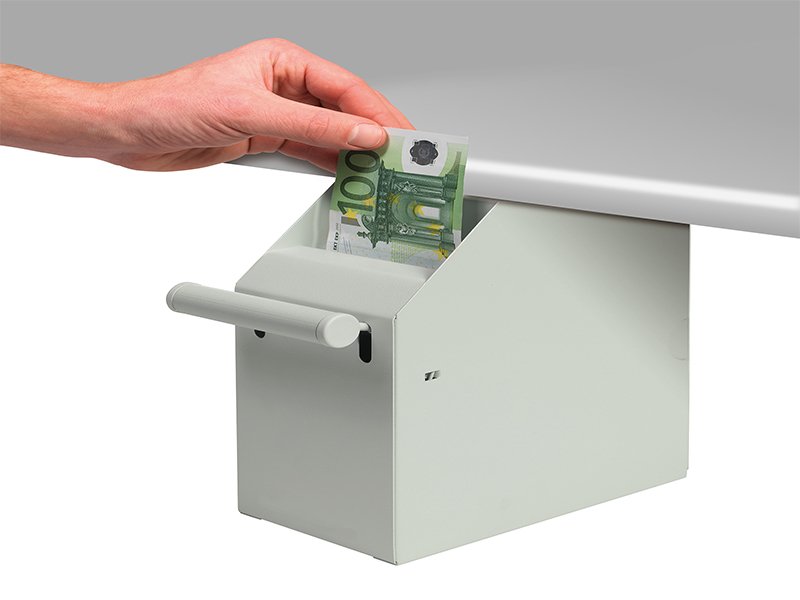 Sejf pro prodejní místa SAFESCAN 4100W, bílý - obrázek č. 4