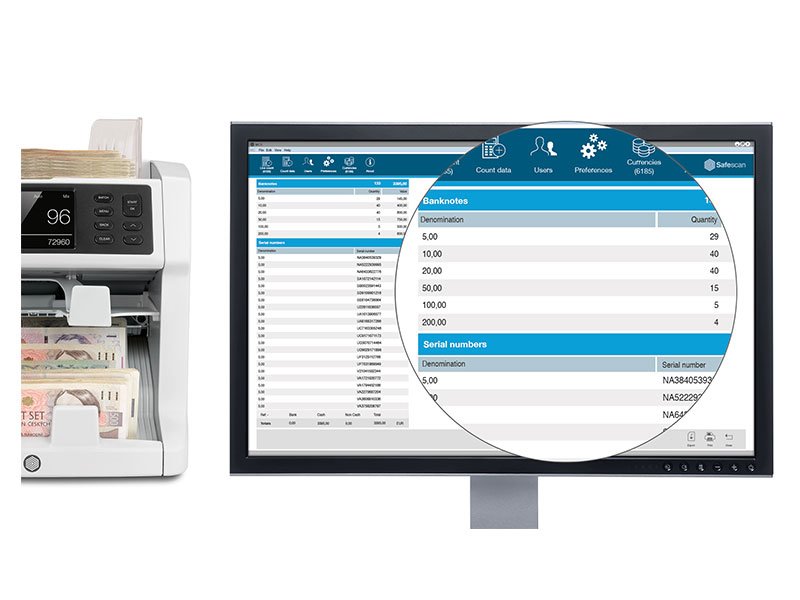 Software SAFESCAN MCS Počítání peněz - obrázek č. 5