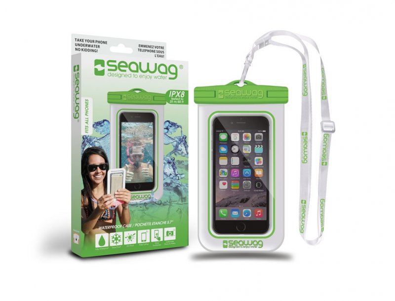 SEAWAG Voděodolné pouzdro pro telefon Bílá/ Zelená - obrázek produktu