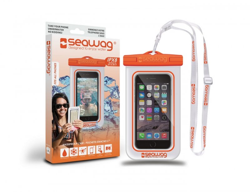 SEAWAG Voděodolné pouzdro pro telefon Bílá/ Oranžová - obrázek produktu