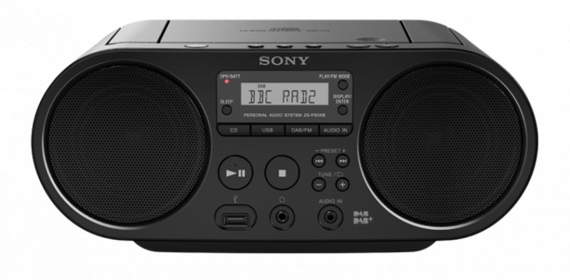 Sony mp3/ CD/ Radio přehrávač ZS-PS50CP,černý - obrázek produktu