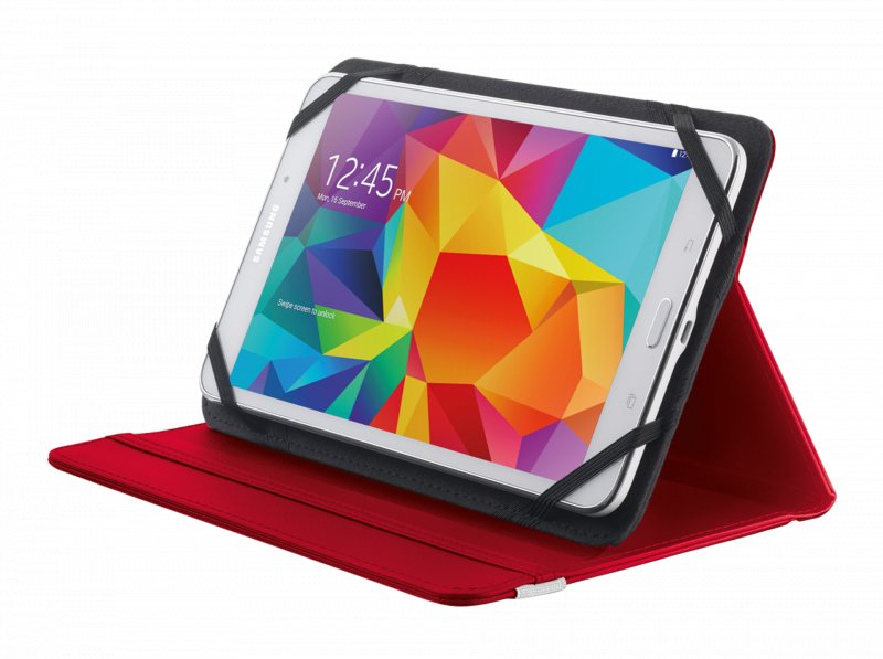 TRUST Primo Folio Case with Stand for 7-8" tablets - red - obrázek produktu