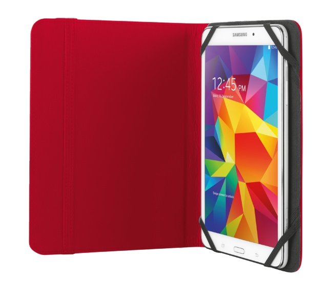 TRUST Primo Folio Case with Stand for 7-8" tablets - red - obrázek č. 1