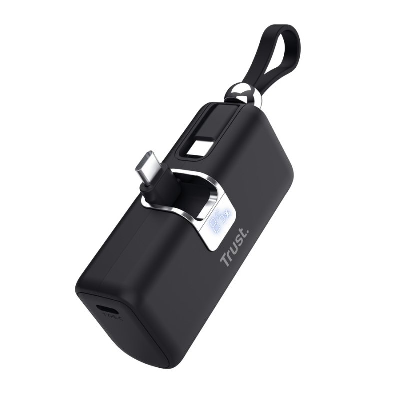 TRUST PACTO 5000 PD POCKET POWERBANK BLK - obrázek č. 1