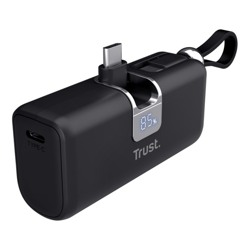 TRUST PACTO 5000 PD POCKET POWERBANK BLK - obrázek č. 2