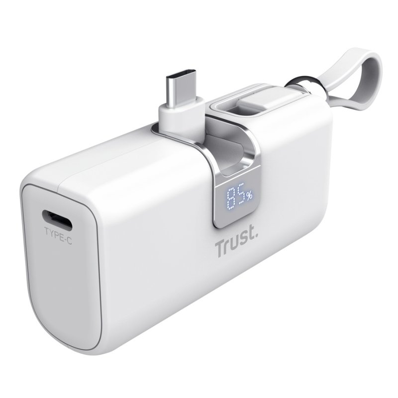 TRUST PACTO 5000 PD POCKET POWERBANK WHT - obrázek č. 2