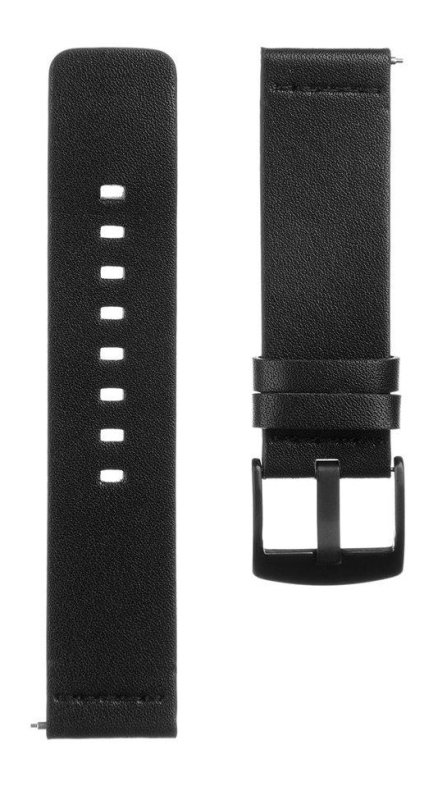 Tactical 307 Kožený Řemínek 22mm Black - obrázek č. 2