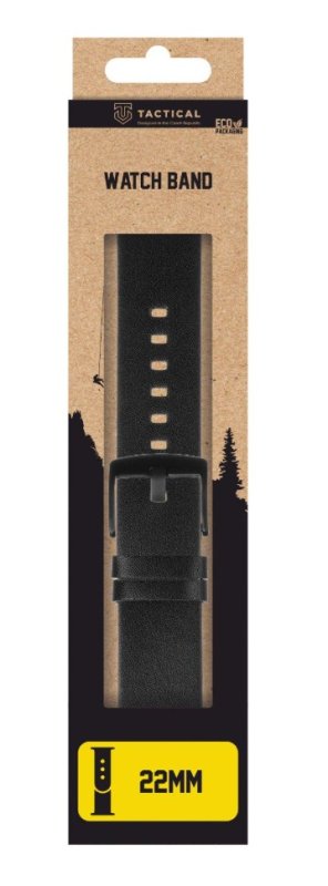 Tactical 307 Kožený Řemínek 22mm Black - obrázek produktu