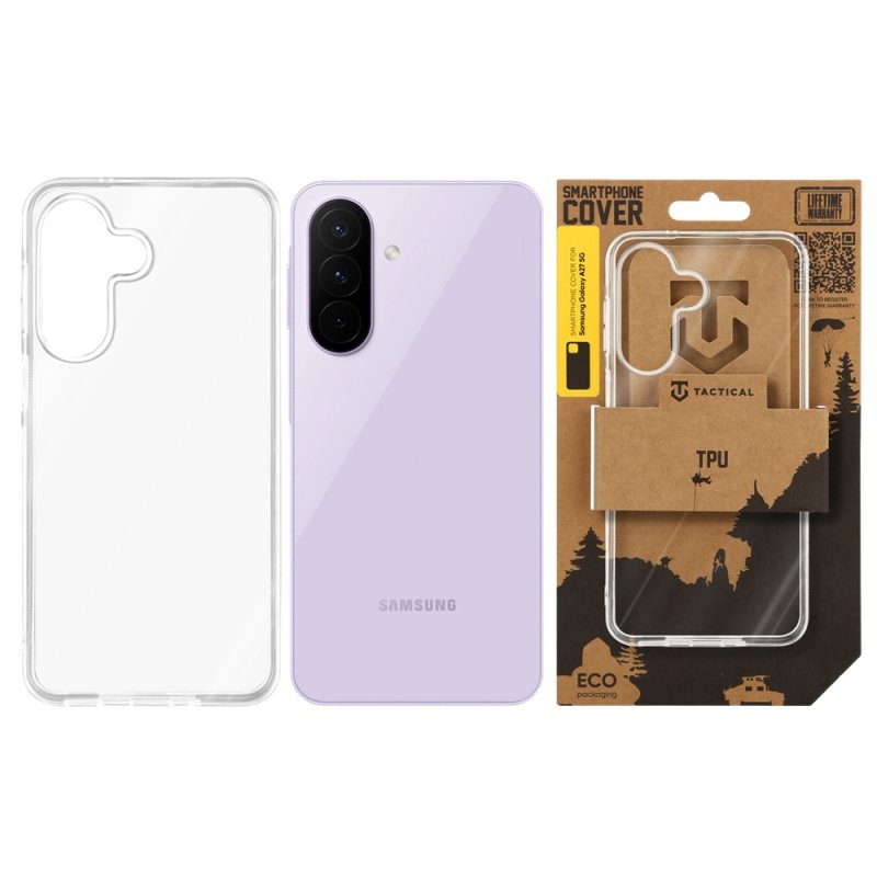 Tactical TPU Kryt pro Samsung Galaxy A27 5G Transparent - obrázek č. 2