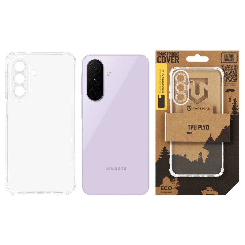 Tactical TPU Plyo Kryt pro Samsung Galaxy A27 5G Transparent - obrázek č. 2