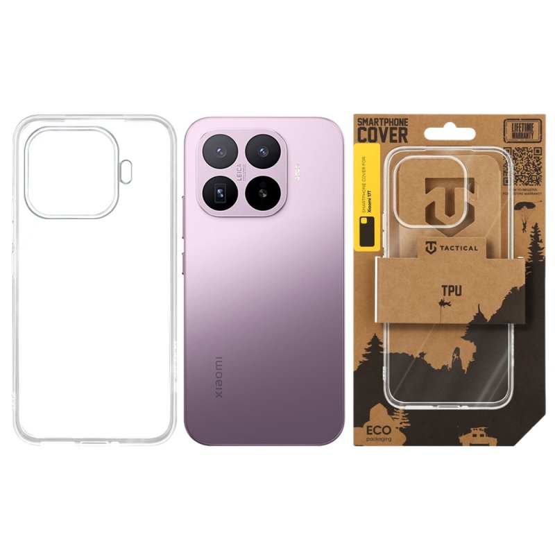 Tactical TPU Kryt pro Xiaomi 17T Transparent - obrázek č. 2