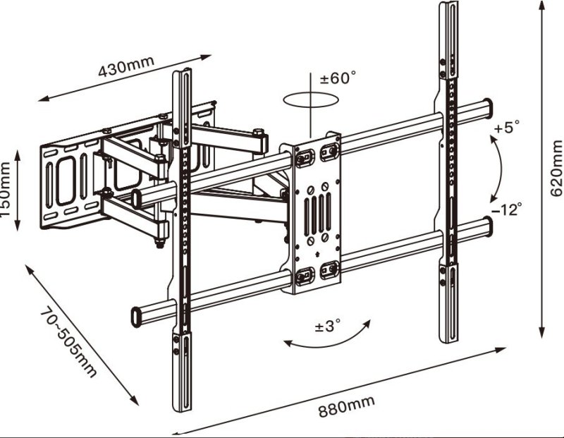 TB TV držák TB-854 - obrázek č. 1