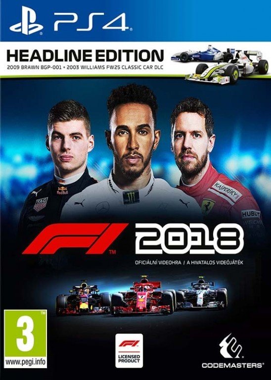 PS4 - F1 2018 - obrázek produktu