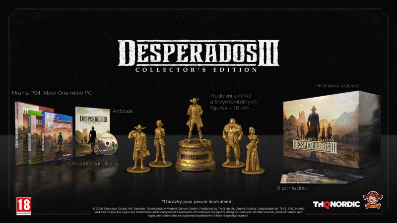 PS4 - Desperados 3 Collector´s Edition - obrázek č. 1